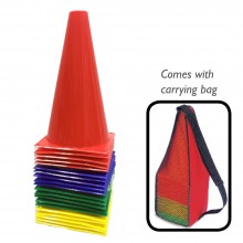 Sports Cones 9"/23cm (Set of 20 in a Bag)