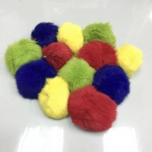 Furry Balls in a Bucket (Set of 12)