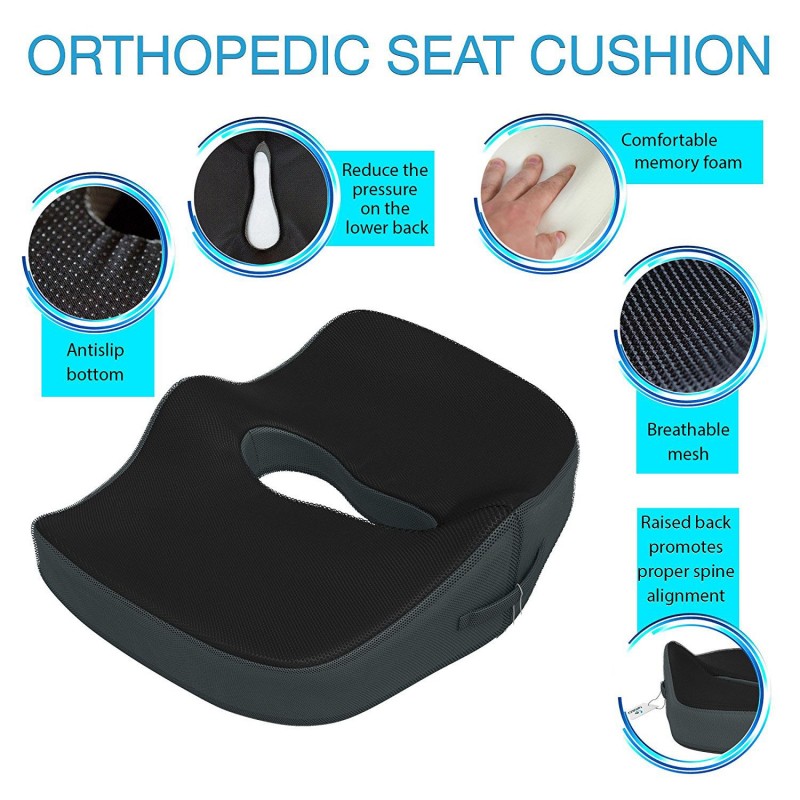 Premium Memory Foam Seat Cushion