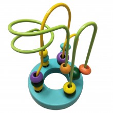 Mini Around Beads Wire Maze Roller Coaster