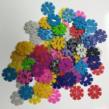 Interlocking Snowflake Chips Puzzle Building Set (500 pieces)