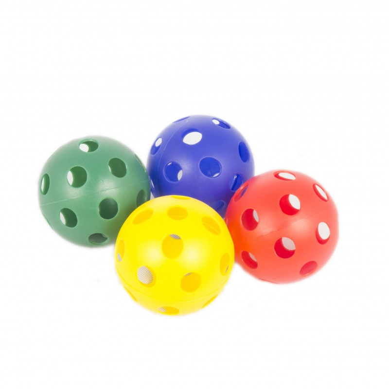 Plastic Perforated Balls (Set of 4) Plastic Perforated Balls (Set of 4)
