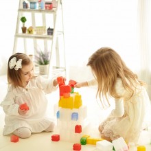 Co Block (BPA Free, Silicone Building Blocks for Kids)